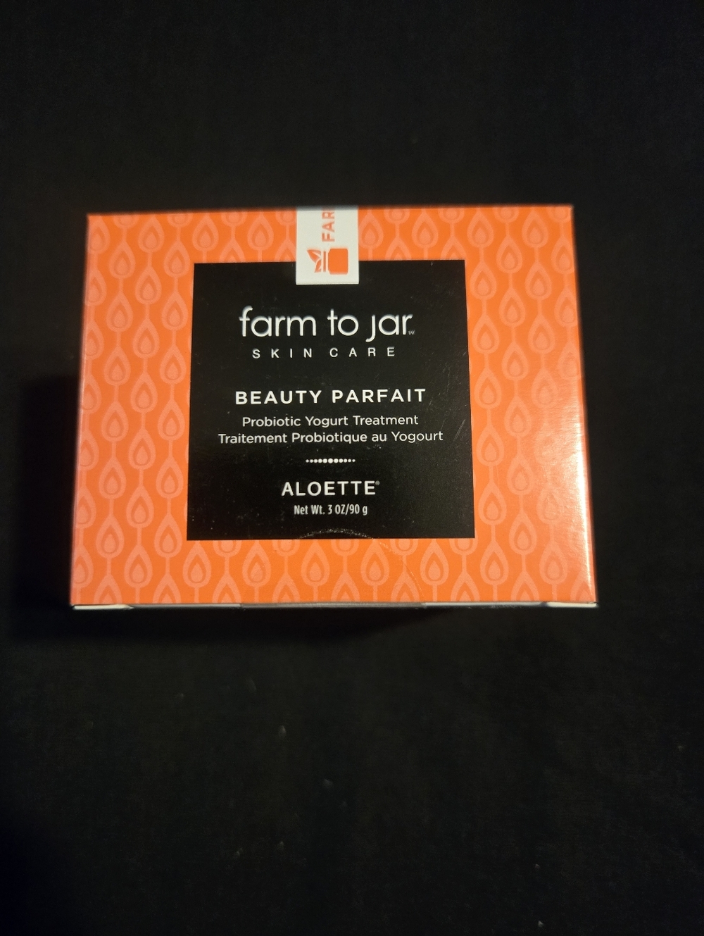 farm to jar Aloette Beauty Parfait Probiotic Yogurt Treatment